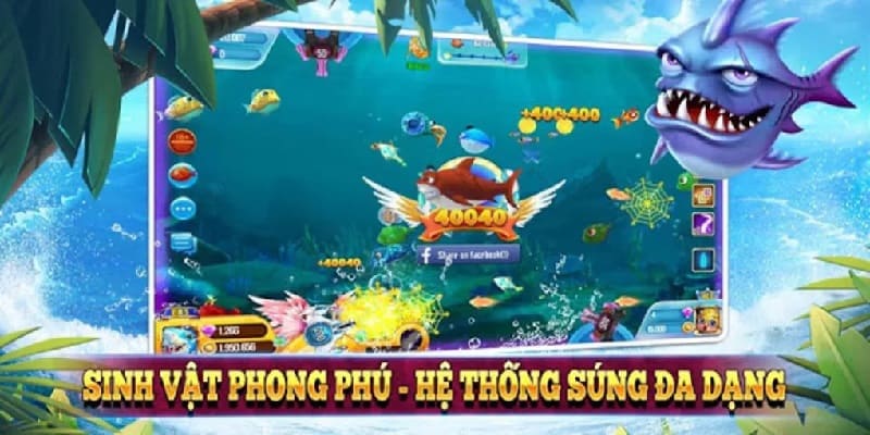 Game được thiết kế đa dạng các sinh vật